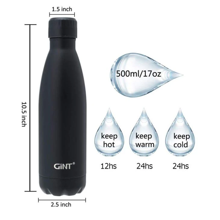 cheap 500ml Insulated Water Bottle Double Wall