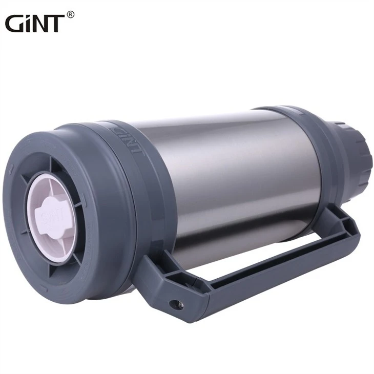 Grey Stainless Steel Vacuum Insulated Leakproof Durable Water Flask