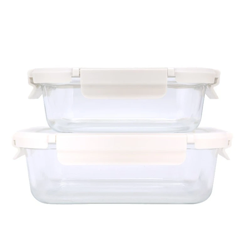 Borosilicate Glass Food Storage With Locking Lids factory