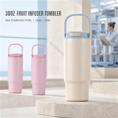 Fruit Infuser 30oz Flip Straw Tumbler Cup ishlab chiqaruvchisi